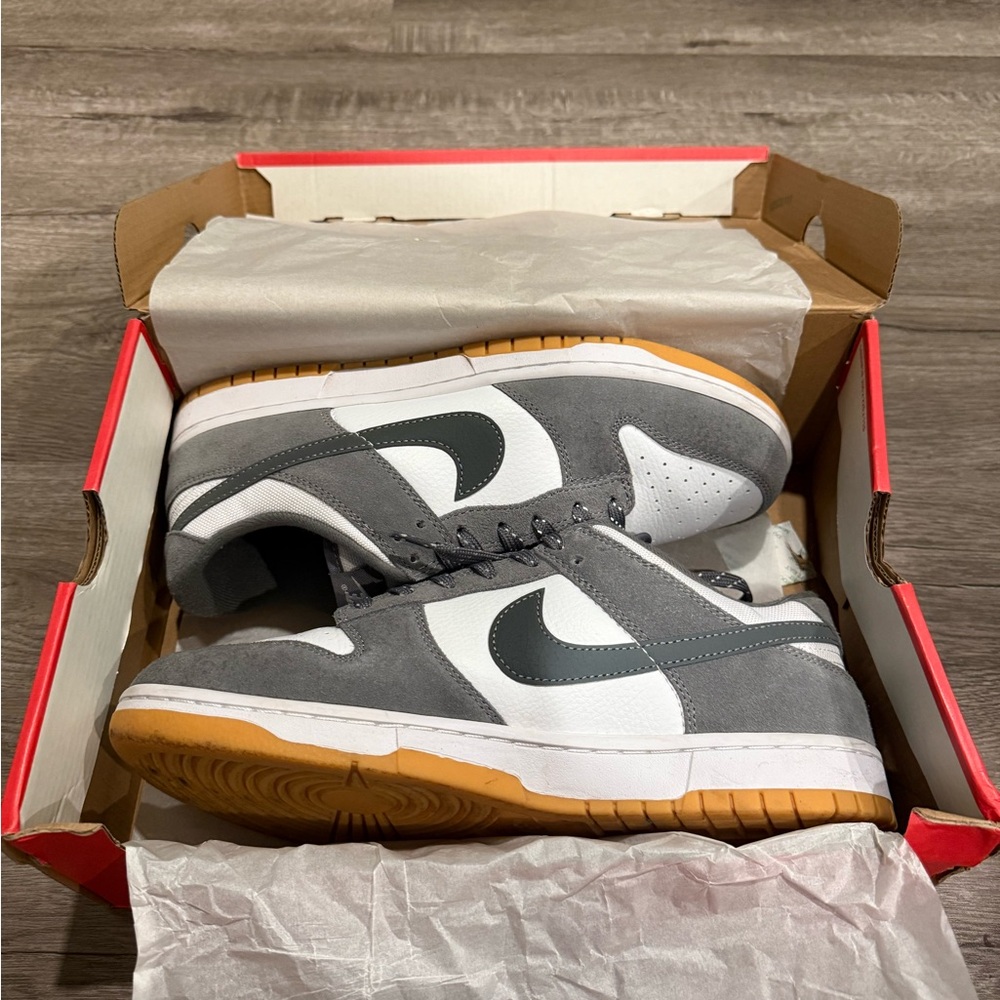 Nike Gray and White Sneakers